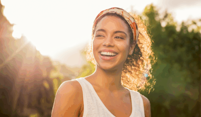 Woman outdoors representing ADHD care and mental health support through Wellvue